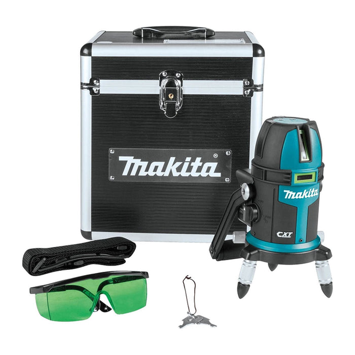 Máy cân mực Laser 3 tia xanh Makita SK209GD dùng Pin 12Vmax CXT