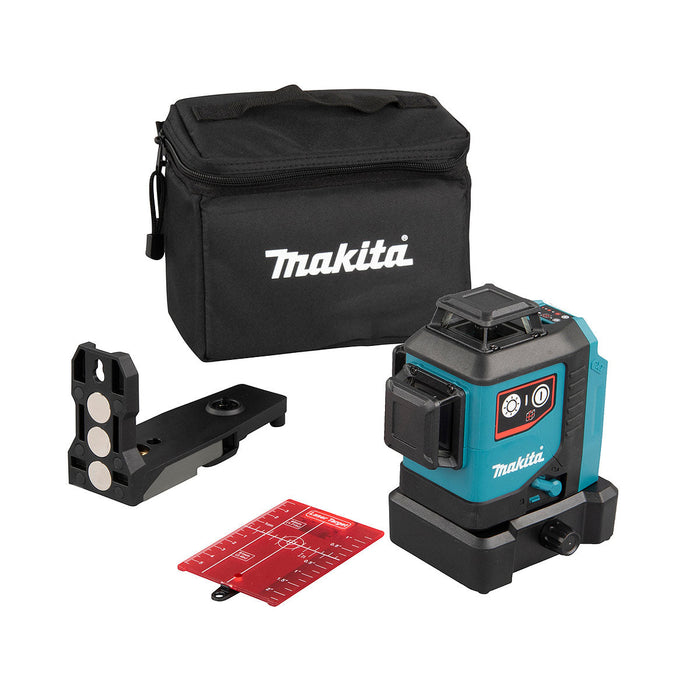 Máy cân mực Laser 4 tia đỏ Makita SK700D dùng Pin 12Vmax CXT