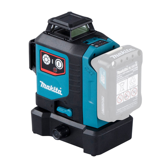 Máy cân mực Laser 4 tia đỏ Makita SK700D dùng Pin 12Vmax CXT