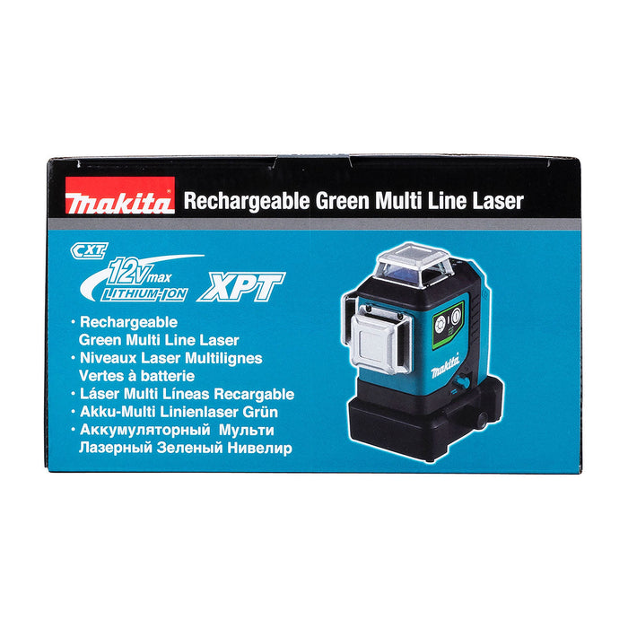 Máy cân mực Laser 4 tia xanh dùng Pin 12Vmax Makita SK700GD