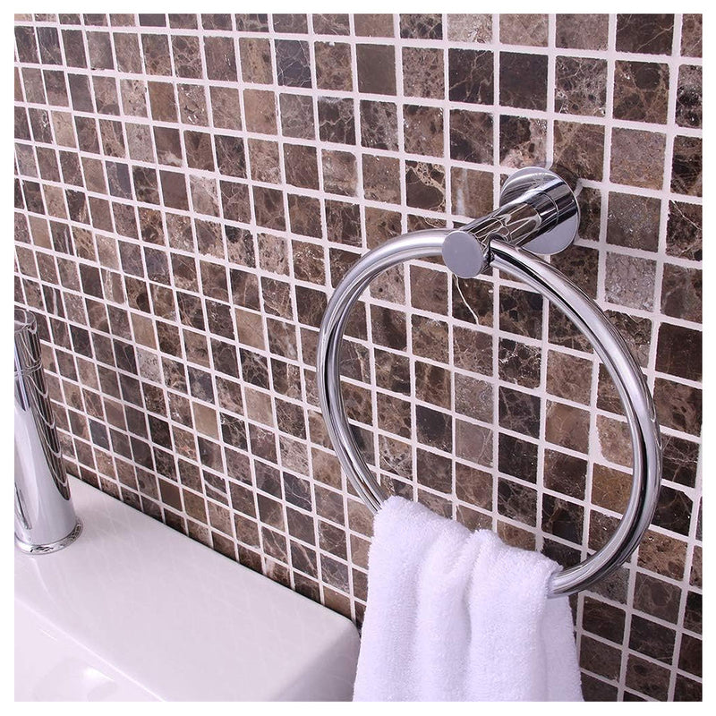 Vòng treo khăn Naphaco NC6106 chất liệu Inox 304 cao cấp