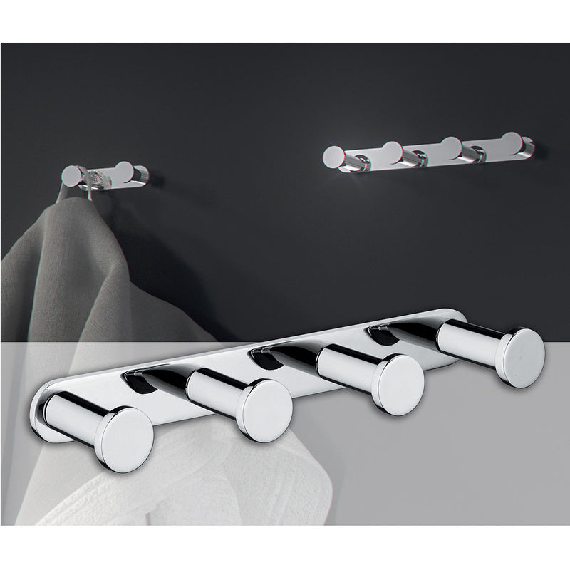 Móc áo 4 chân Naphaco NS6114 chất liệu Inox 304 cao cấp