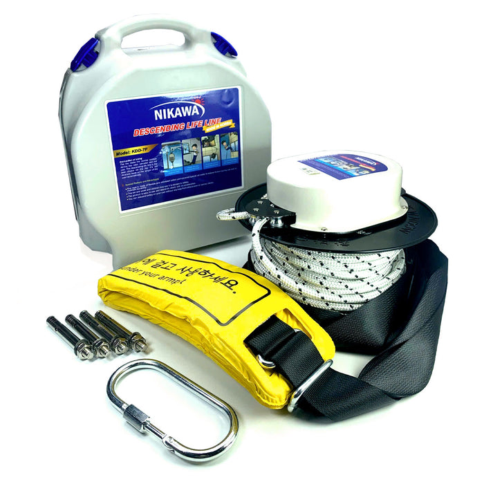 Bộ dây thoát hiểm tự động Nikawa KDD độ dài từ 9m - 100m