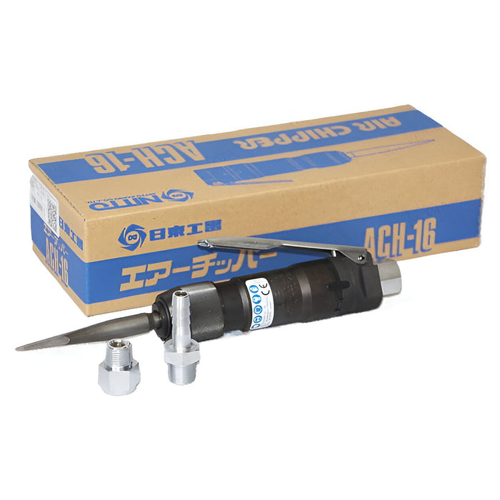Máy đục xỉ hàn dùng khí nén Nitto Kohki ACH-16 đuôi gài tròn 10.5mm