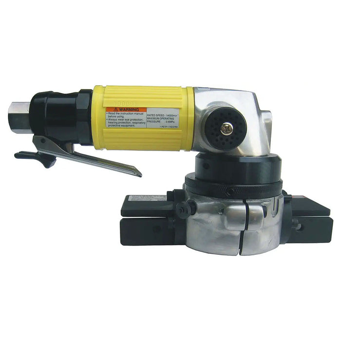 Máy vát mép kim loại và Inox dùng khí nén Nitto Kohki AMBL-0307 công tắc bóp, vát mép tối đa 7mm, góc vát từ 15° - 45°