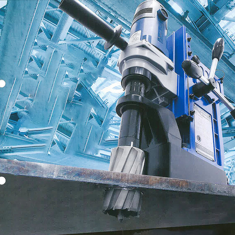 Máy khkoan từ Nitto Kohki ATRA ACE AO-5575A công suất 950W, đường kính lỗ khoan tối đa 55mm, thép tấm dày 75mm