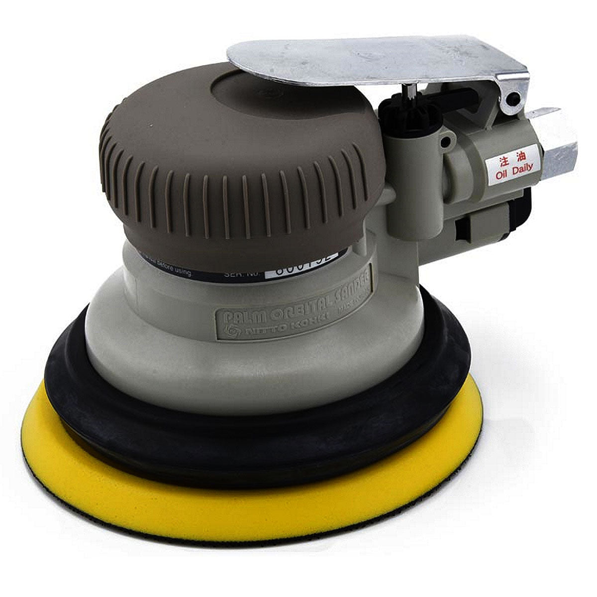 Máy chà nhám quỹ đạo tròn, dùng khí nén Nitto Kohki APS-125 đường kính đế nhám 125mm ( 5 inch )