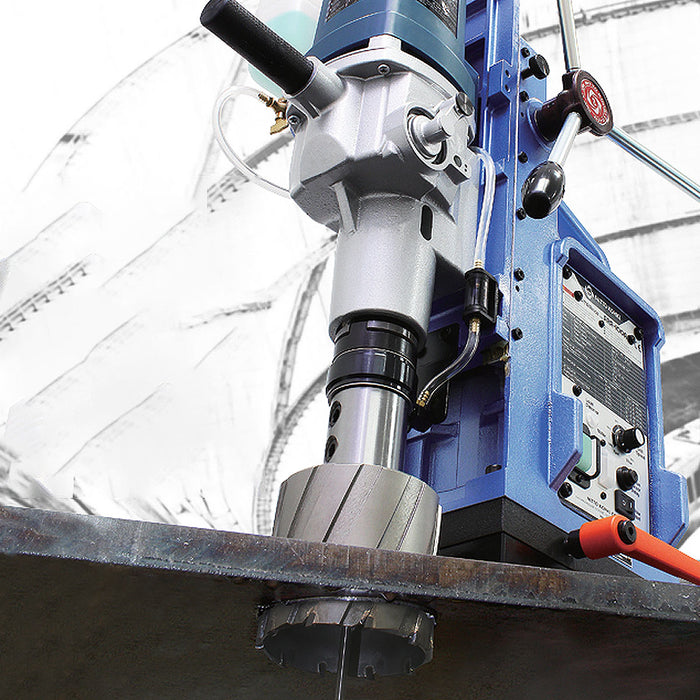 Máy khoan từ Nitto Kohki ATRA ACE ARA-100A công suất 1800W, đường kính lỗ khoan tối đa 100mm, thép tấm dày 75mm