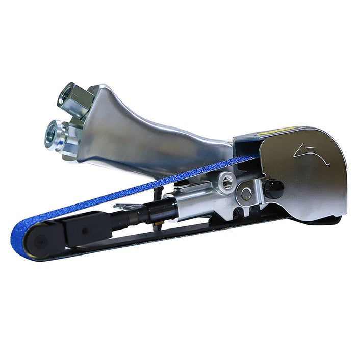 Máy chà nhám băng dùng khí nén Nitto Kohki B-20CL-A chiều dài dây băng 520mm x 20mm