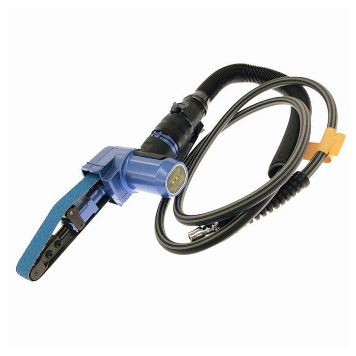 Máy chà nhám băng mini dùng khí nén Nitto Kohki BB-20 chiều dài dây băng 330mm x 20mm