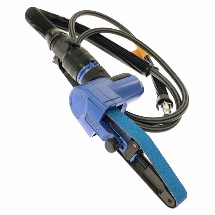 Máy chà nhám băng mini dùng khí nén Nitto Kohki BB-20 chiều dài dây băng 330mm x 20mm