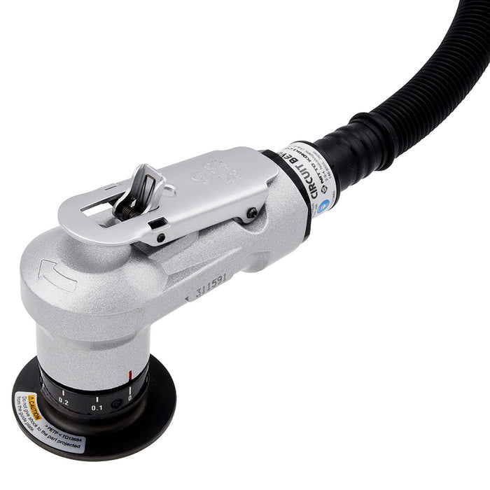 Máy vát mép kim loại và Inox mini, dùng khí nén Nitto Kohki CB-01 vát mép tối đa 1mm, góc vát 45°