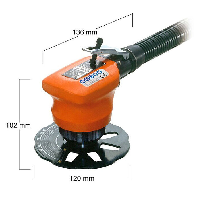 Máy vát mép kim loại dùng khí nén Nitto Kohki CB-02 vát mép tối đa 2mm, góc vát 45°