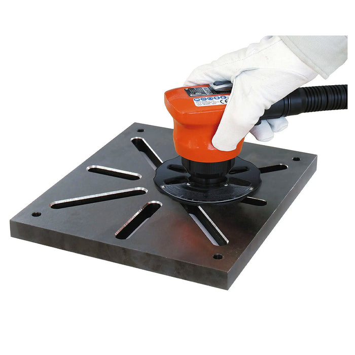 Máy vát mép kim loại dùng khí nén Nitto Kohki CB-02 vát mép tối đa 2mm, góc vát 45°