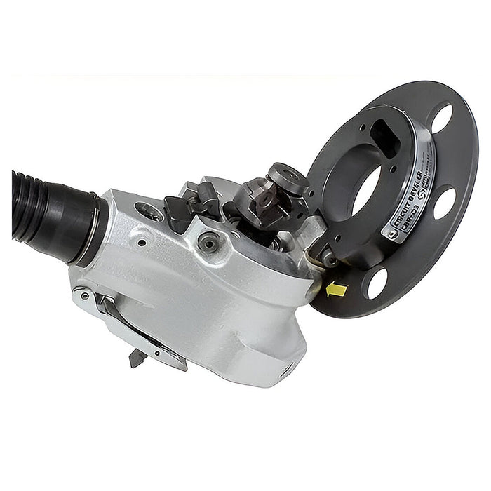 Máy vát mép kim loại dùng khí nén Nitto Kohki CBR-03 chỉ vát mép tròn, vát tối đa 3mm