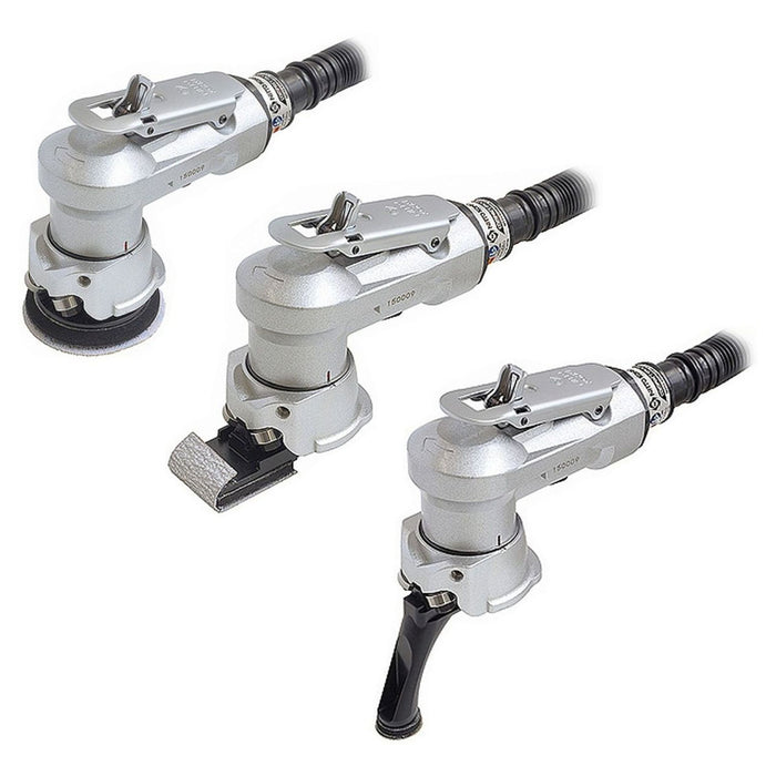 Máy chà nhám rung đa năng, dùng khí nén Nitto Kohki CMX-20 dùng được với nhiều đế nhám