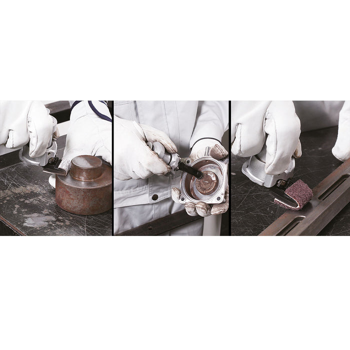 Máy chà nhám rung đa năng, dùng khí nén Nitto Kohki CMX-20 dùng được với nhiều đế nhám