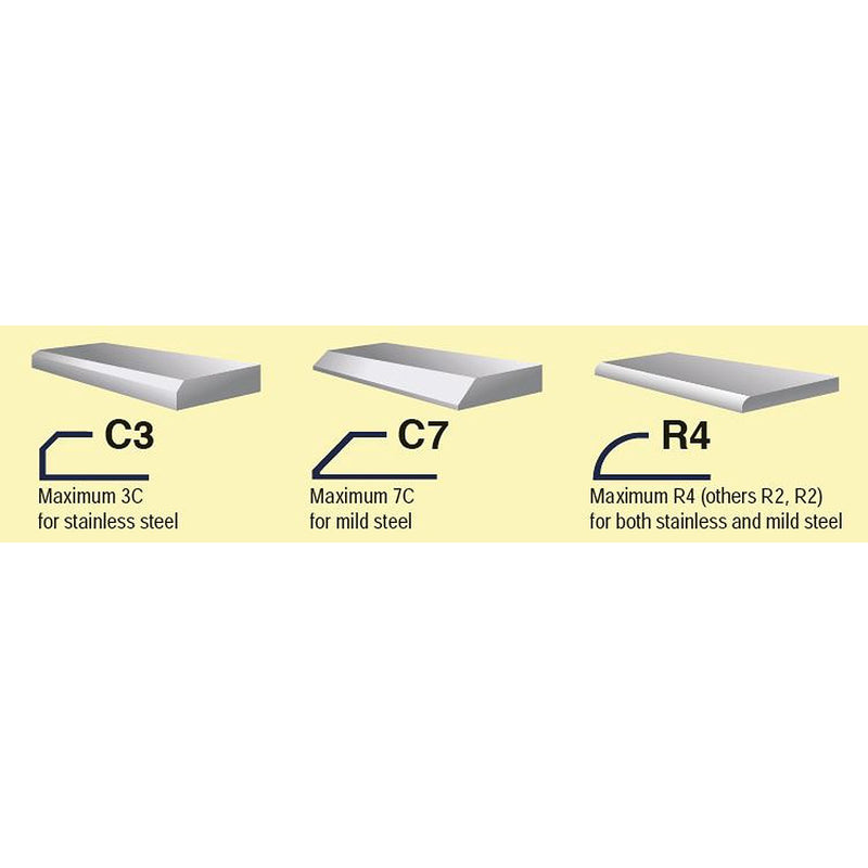 Máy vát mép kim loại và Inox Nitto Kohki EMB-0307C công suất 900W, vát mép tối đa 7mm, góc vát 15° - 45°