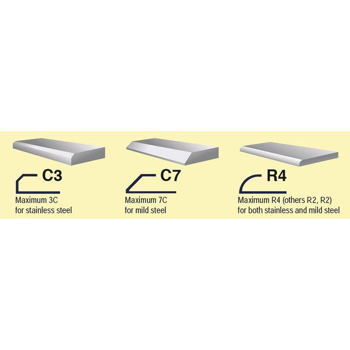 Máy vát mép kim loại và Inox Nitto Kohki EMB-0307C công suất 900W, vát mép tối đa 7mm, góc vát 15° - 45°