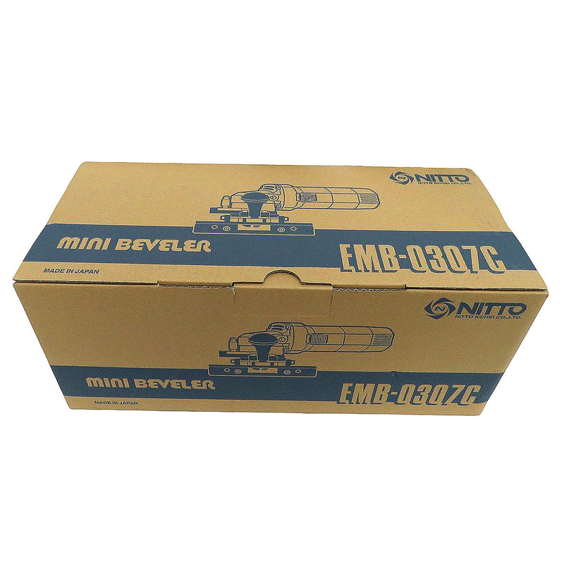 Máy vát mép kim loại và Inox Nitto Kohki EMB-0307C công suất 900W, vát mép tối đa 7mm, góc vát 15° - 45°