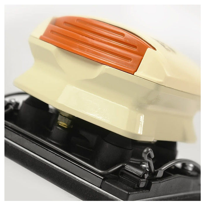 Máy chà nhám rung, dùng khí nén Nitto Kohki FS-100C kích thước đế nhám 110 x 100mm