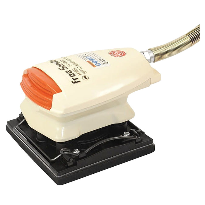 Máy chà nhám rung, dùng khí nén Nitto Kohki FS-100C kích thước đế nhám 110 x 100mm