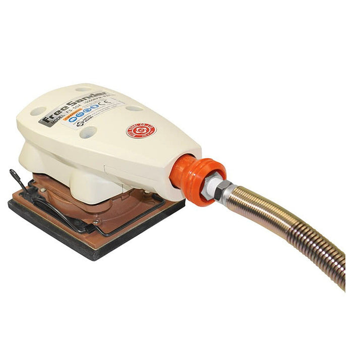 Máy chà nhám rung, dùng khí nén Nitto Kohki FS-50A kích thước đế nhám 75 x 82mm