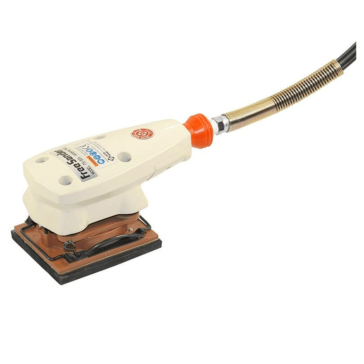 Máy chà nhám rung, dùng khí nén Nitto Kohki FS-50A kích thước đế nhám 75 x 82mm