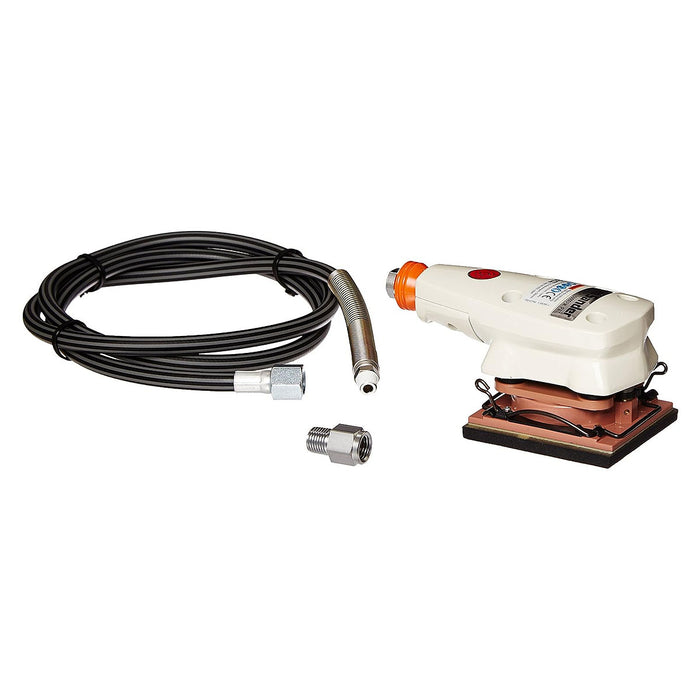 Máy chà nhám rung, dùng khí nén Nitto Kohki FS-50A kích thước đế nhám 75 x 82mm