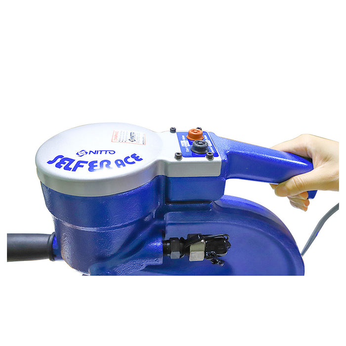 Máy dột thủy lực Nitto Kohki HS11-1624 lực dột 464kN, độ dày thép tối đa 16mm , khoảng sâu hàm 110mm, dột được Inox