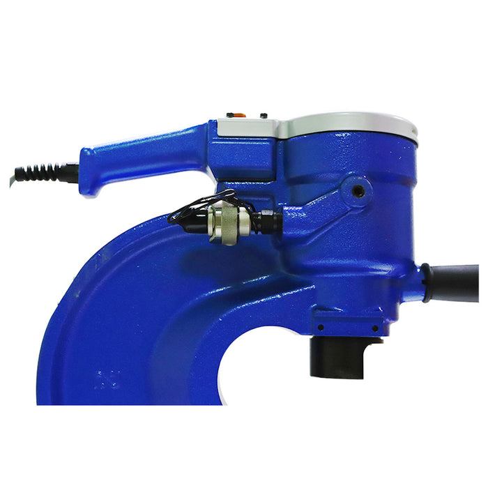 Máy dột thủy lực Nitto Kohki HS11-1624 lực dột 464kN, độ dày thép tối đa 16mm , khoảng sâu hàm 110mm, dột được Inox