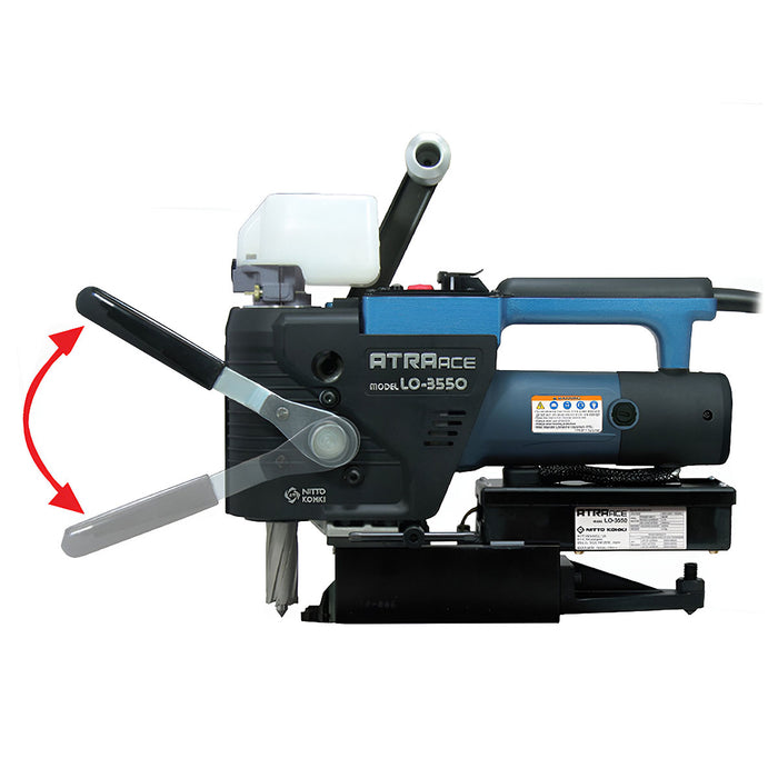 Máy khoan từ Nitto Kohki ATRA ACE LO-3550 công suất 800W, đường kính lỗ khoan tối đa 35mm, thép tấm dày 50mm