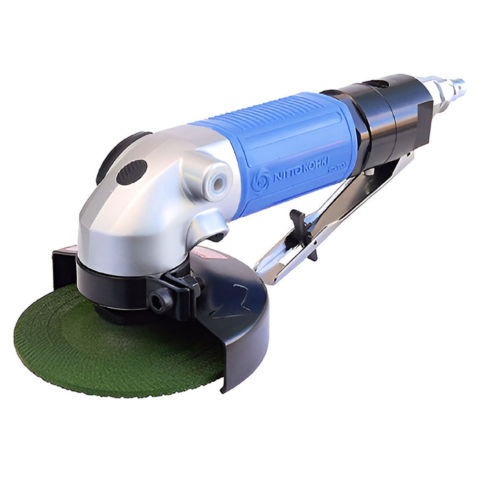 Máy mài góc dùng khí nén Nitto Kohki Myton MYG-40L đường kính lưỡi 100mm, công tắc bóp