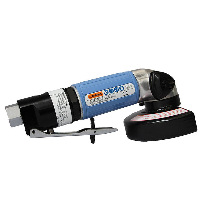 Máy mài góc dùng khí nén Nitto Kohki Myton MYG-40L đường kính lưỡi 100mm, công tắc bóp