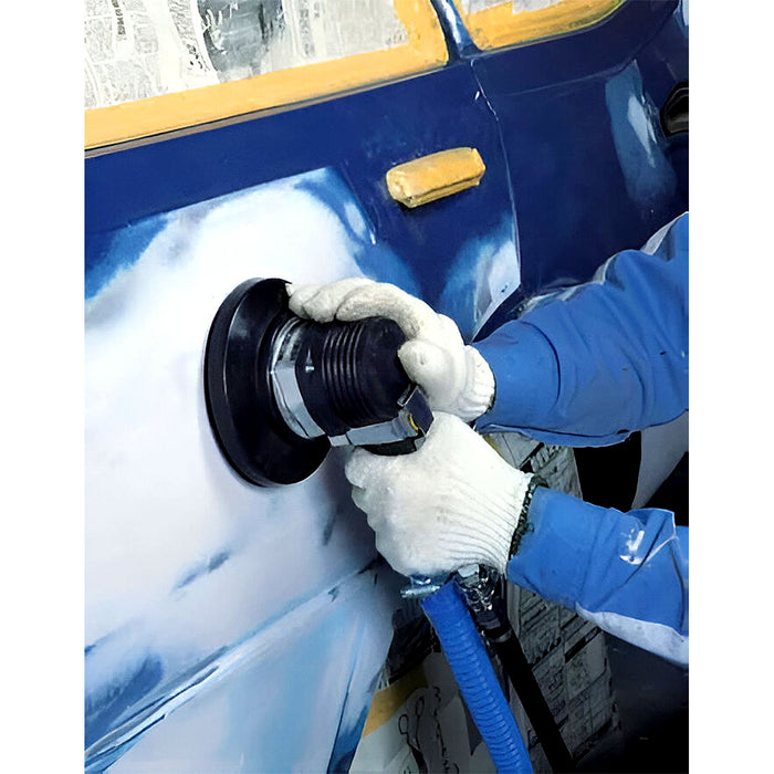 Máy chà nhám quỹ đạo tròn, dùng khí nén Nitto Kohki OSV-60A đường kính đế nhám 150mm ( 6 inch )