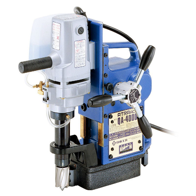 Máy khoan từ Nitto Kohki ATRA ACE QA-4000 công suất 680W, đường kính lỗ khoan tối đa 40mm, thép tấm dày 35mm