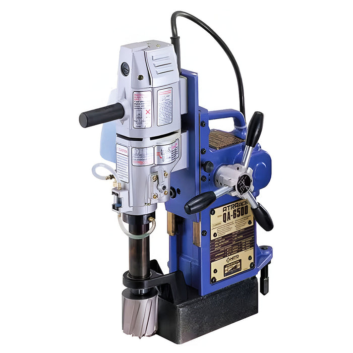 Máy khoan từ Nitto Kohki ATRA ACE QA-6500 công suất 1010W, đường kính lỗ khoan tối đa 65mm, thép tấm dày 50mm