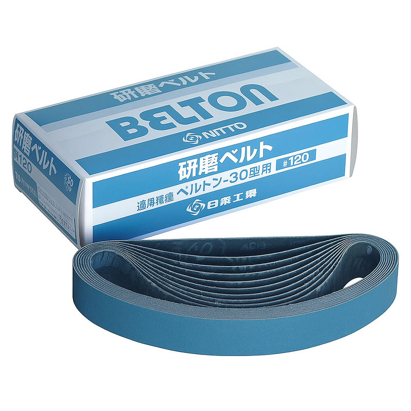 Hộp 20 miếng giấy nhám băng Nitto Kohki kích thước 540mm x 30mm, loại hạt Zirconia (Z)