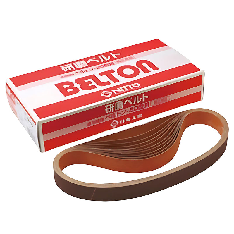 Hộp 20 miếng giấy nhám băng Nitto Kohki kích thước 330mm x 20mm, loại hạt Ceramic (CE)