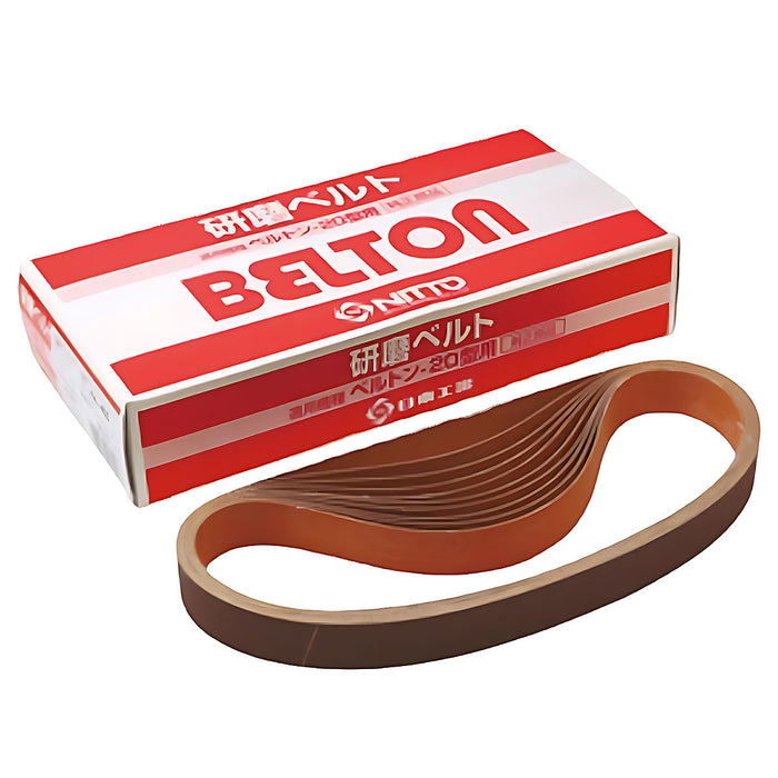 Hộp 20 miếng giấy nhám băng Nitto Kohki kích thước 330mm x 20mm, loại hạt Ceramic (CE)