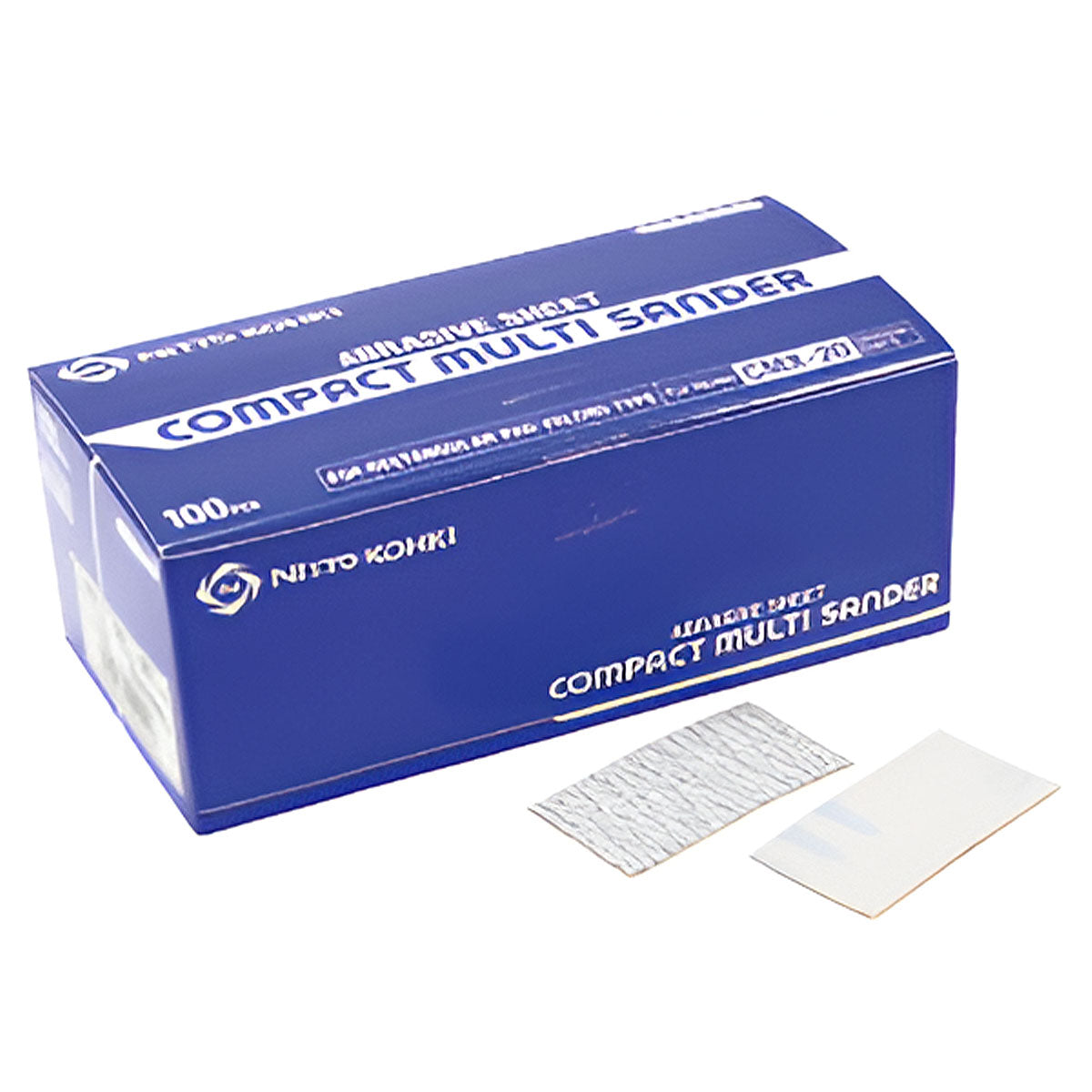 Hộp 100 miếng giấy chà nhám chữ nhật Nitto Kohki kích thước 26 x 50mm