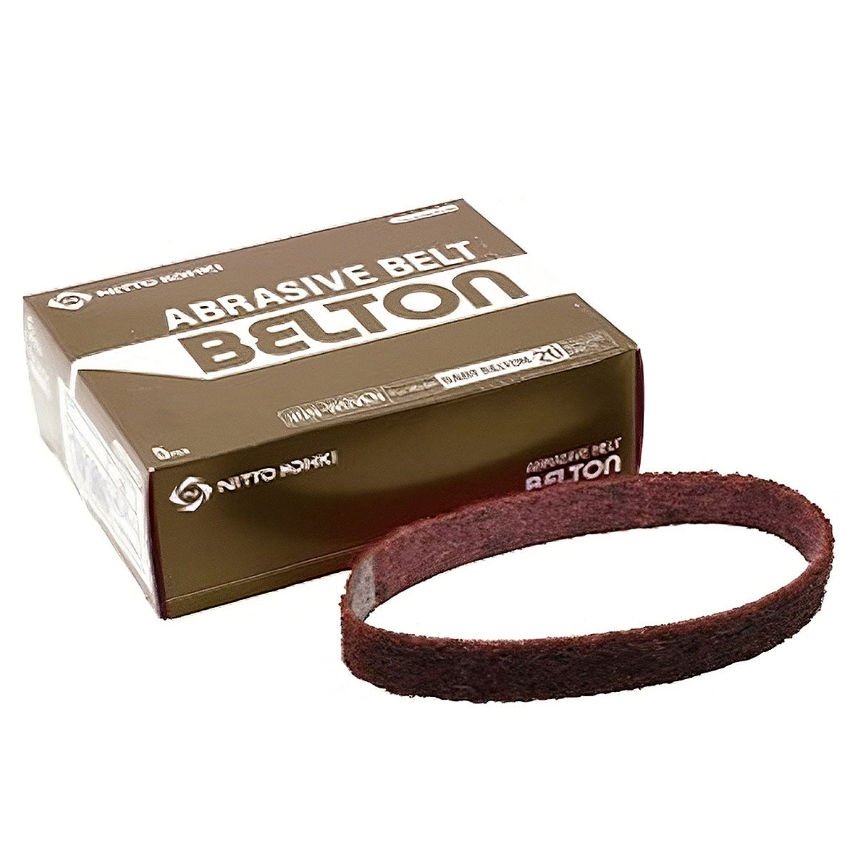 Hộp 5 miếng giấy nhám băng Nitto Kohki kích thước 330mm x 20mm, loại làm từ vải không dệt ( Non-woven )