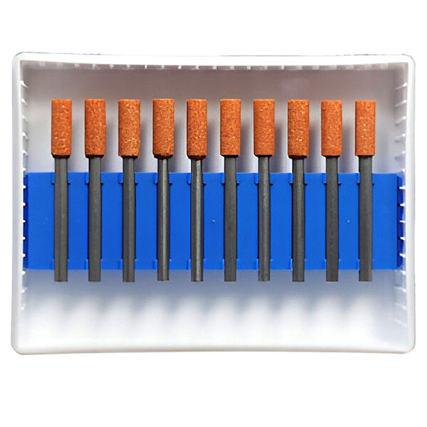 Bộ 10 mũi mài kim loại Nitto Kohki TB11090 đường kính mũi 5mm, đuôi trơn 3mm
