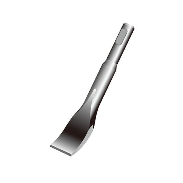 Mũi đục cong dẹp Nitto Kohki TQ03453 đường kính 20mm, chiều dài 120mm, đuôi trơn 10.5mm