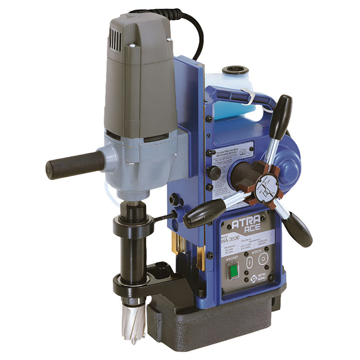 Máy khoan từ Nitto Kohki ATRA ACE WA-3500 công suất 1100W, đường kính lỗ khoan tối đa 35mm, thép tấm dày 50mm
