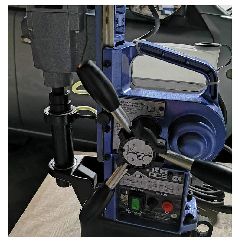Máy khoan từ Nitto Kohki ATRA ACE WA-5000 công suất 1150W, đường kính lỗ khoan tối đa 50mm, thép tấm dày 75mm