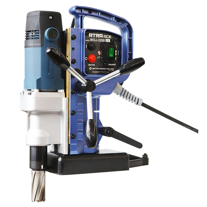 Máy khoan từ Nitto Kohki ATRA ACE WOJ-3200 công suất 950W, đường kính lỗ khoan tối đa 32mm, thép tấm dày 50mm