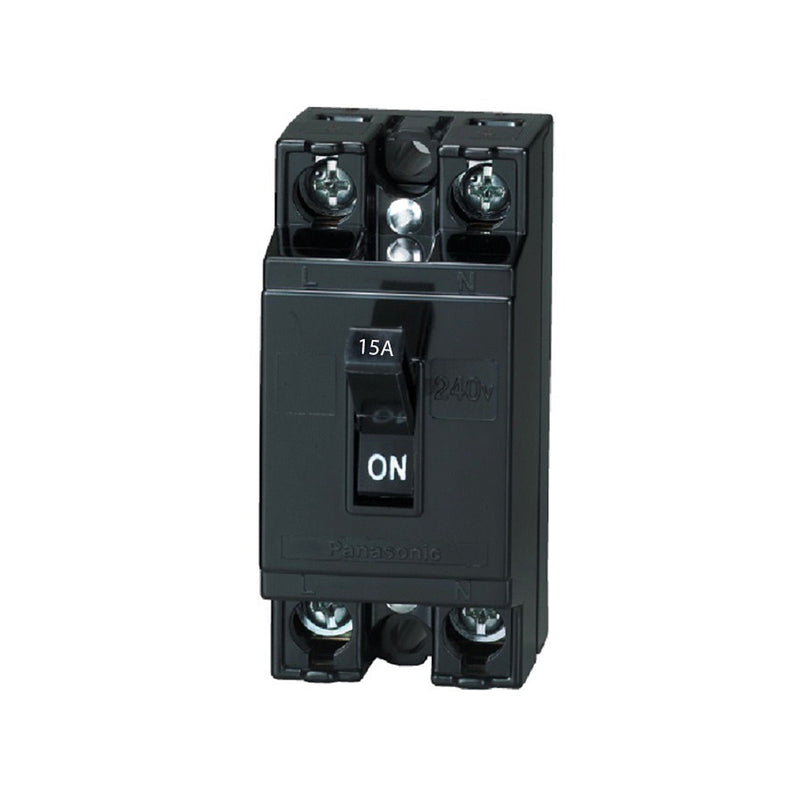 CB cóc bảo vệ quá tải Panasonic HB 2P1E (Safe Breaker), tải định mức từ 6A ~ 40A, dòng cắt 1kA - 1.5kA