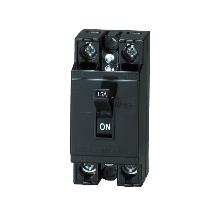 CB cóc bảo vệ quá tải Panasonic HB 2P1E (Safe Breaker), tải định mức từ 6A ~ 40A, dòng cắt 1kA - 1.5kA
