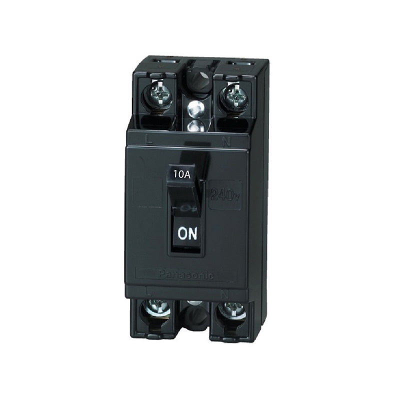 CB cóc bảo vệ quá tải Panasonic HB 2P1E (Safe Breaker), tải định mức từ 6A ~ 40A, dòng cắt 1kA - 1.5kA